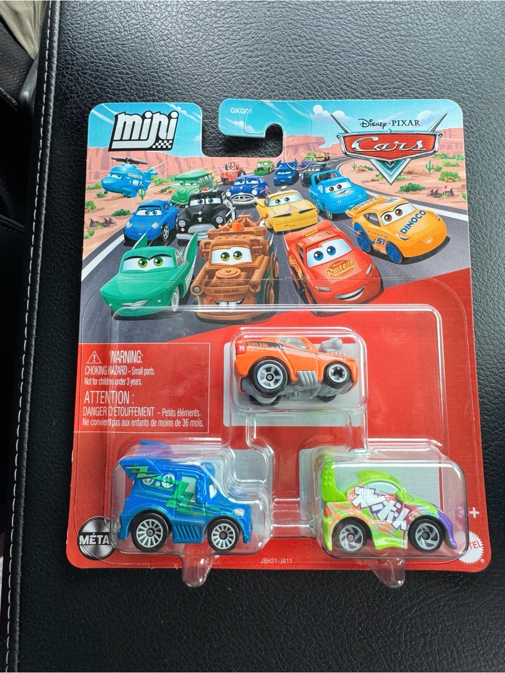 Disney Pixar Mini 3 Pack Racers Snotrod Wingo & DJ New In Package